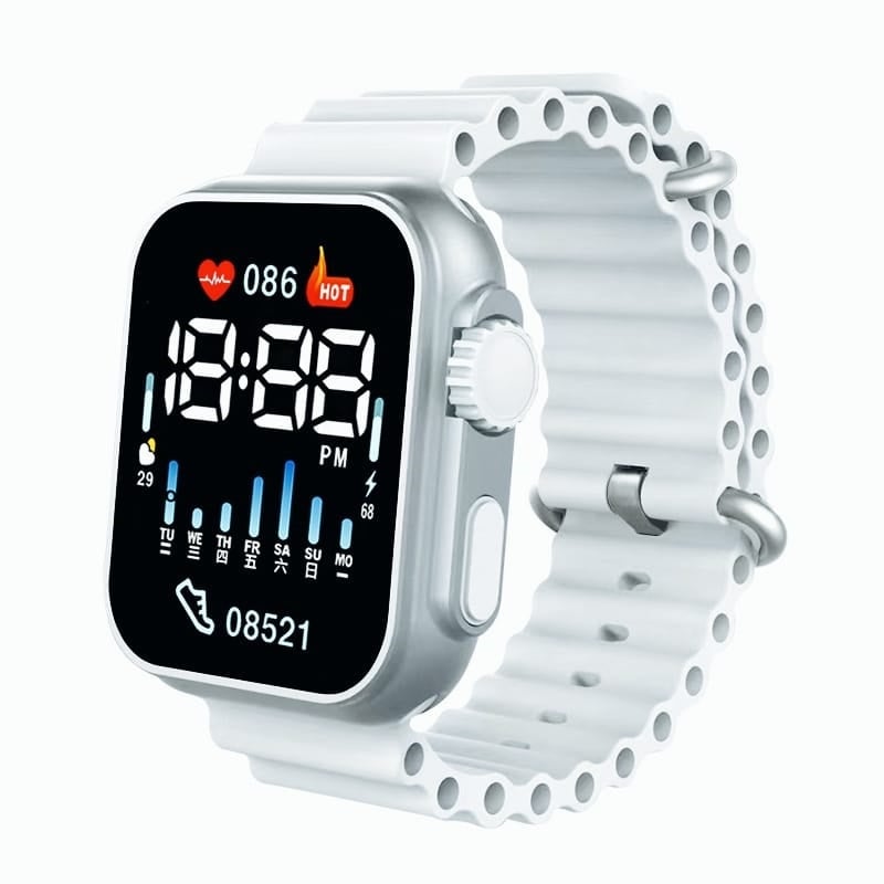 Picture of Squares LED Digital Sports Fashion Watch For Women