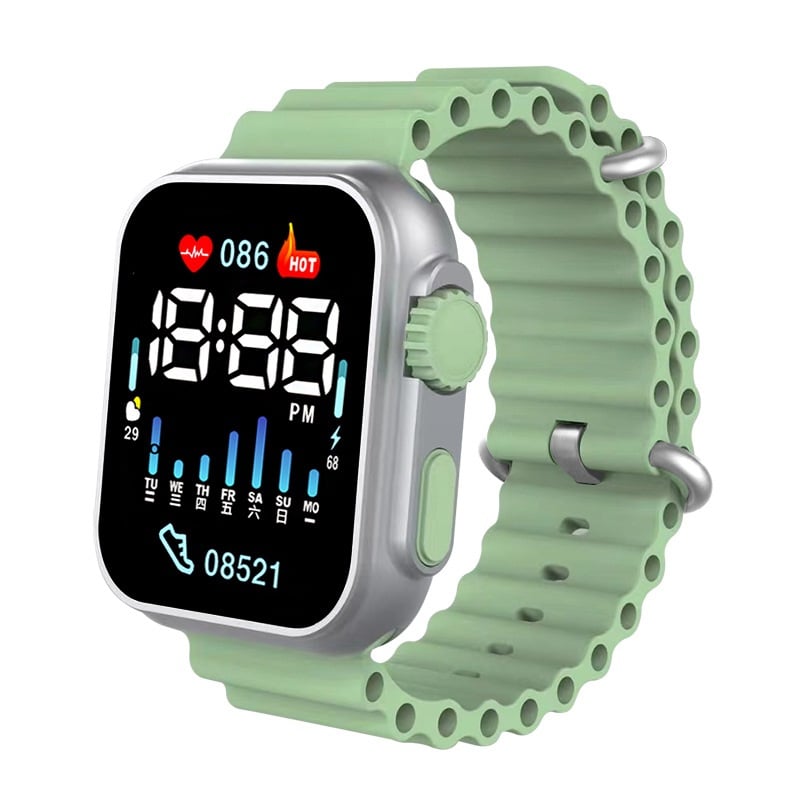 Picture of Squares LED Digital Sports Fashion Watch For Women