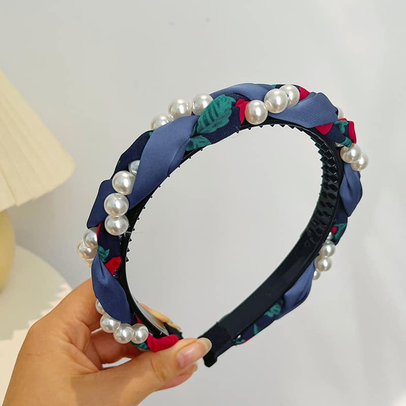 Picture of Ensemble Yourself - Easily Usable - Pearl Wash Face Simple Hairband Headband For Girls - Easy To maintain - Understated Sophistication