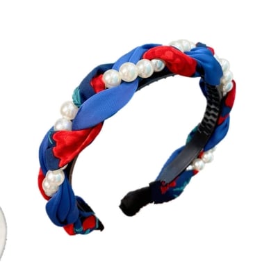 Picture of Ensemble Yourself - Easily Usable - Pearl Wash Face Simple Hairband Headband For Girls - Easy To maintain - Understated Sophistication