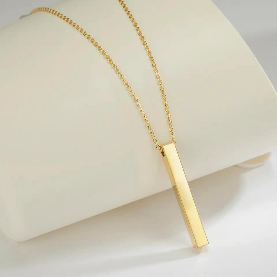Picture of Premium Quality - Golden New Collection Stainless Steel Trendy Fashion Necklace For Men - Modern - Choice Expression - Well Inspired & Crafted - Gold