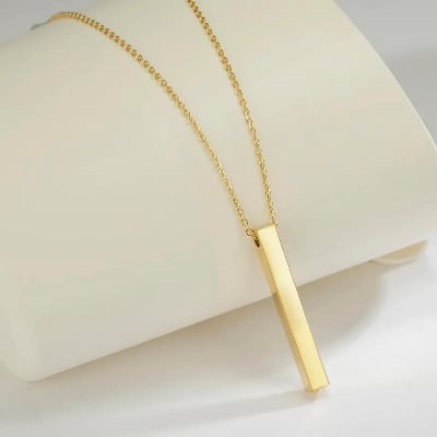 Picture of Premium Quality - Golden New Collection Stainless Steel Trendy Fashion Necklace For Men - Modern - Choice Expression - Well Inspired & Crafted - Gold