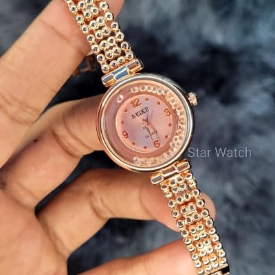 Picture of Stainless Steel  Rose Gold Fashion Ladies beauty watch  Watch New Brand Watch - Gold