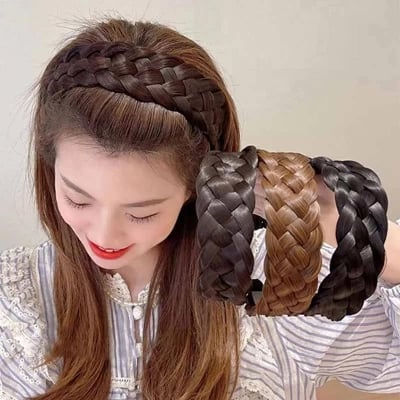 Picture of New hand Braid Headband Hairband For Girls-মেয়েদের জন্য বিনুনি হেডব্যান্ড হেয়ারব্যান্ড