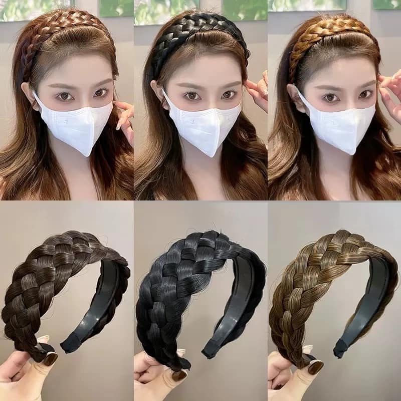 Picture of New hand Braid Headband Hairband For Girls-মেয়েদের জন্য বিনুনি হেডব্যান্ড হেয়ারব্যান্ড