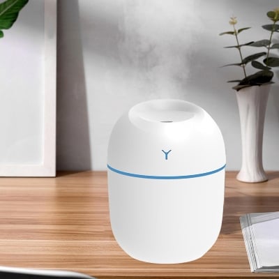 Picture of Swap International Mini Air Humidifier USB Charging Mist Spray Moisturizing Diffuser White