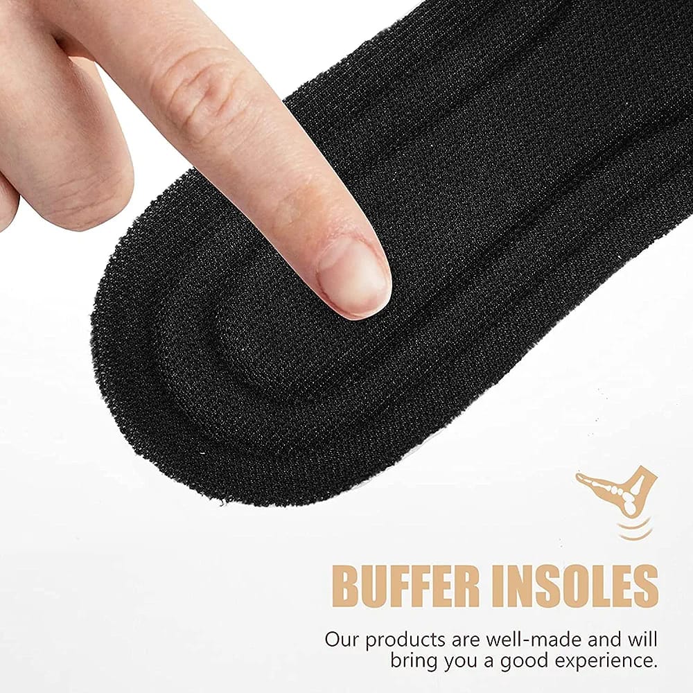 Picture of Massage Pads Sweat-absorbent Sports Insoles for Walking Running Sports Long Standing - Black