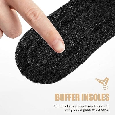 Picture of Massage Pads Sweat-absorbent Sports Insoles for Walking Running Sports Long Standing - Black