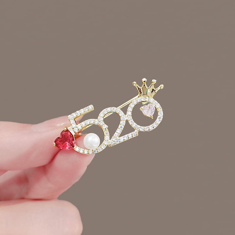 Picture of 520 Brooch Hijab Safety Pin for Women ( Unique Design ) - Gold