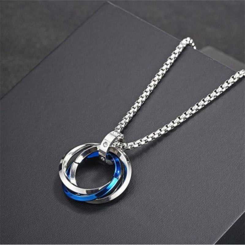 Picture of High Quality Men Fashion Jewellery Stainless Steel Round Chain Necklaces - Silver