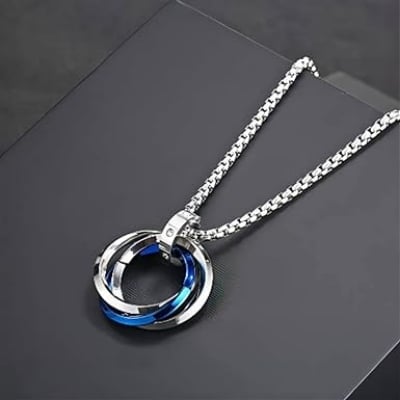Picture of High Quality Men Fashion Jewellery Stainless Steel Round Chain Necklaces - Silver