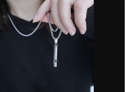 Picture of Stainless Steel Silver Color Metal Chain for Men - Silver