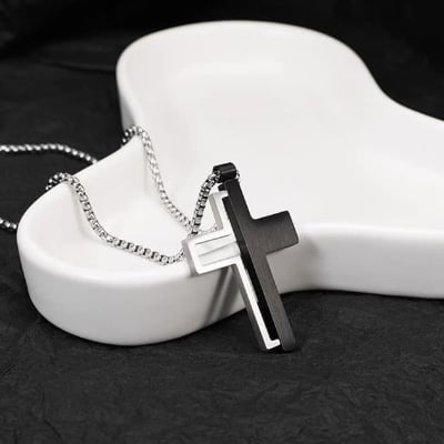 Picture of High Quality Fashion Jewellery Stainless Steel Chain Necklace For Men - Silver