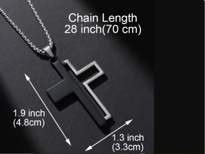 Picture of High Quality Fashion Jewellery Stainless Steel Chain Necklace For Men - Silver