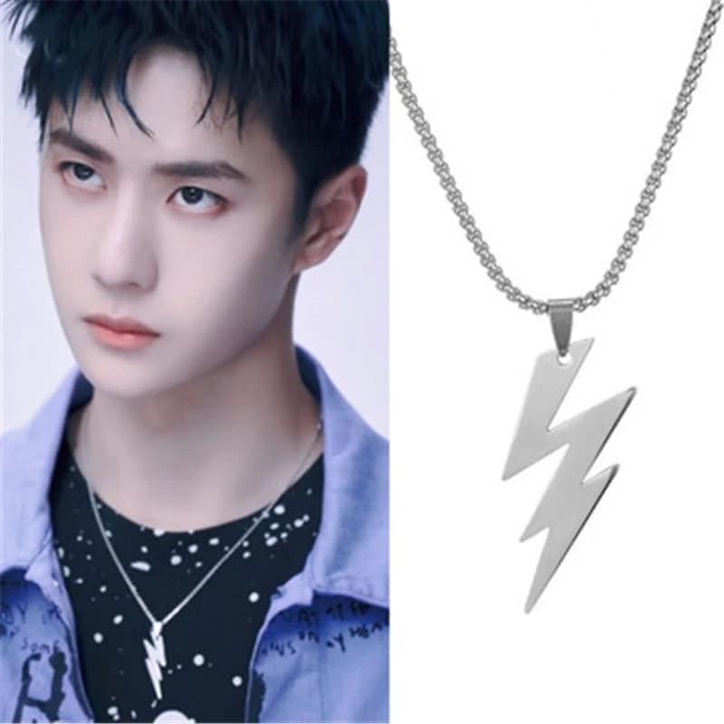 Picture of New Fashion Lightning Bolts   Necklaces for Men /Male /Gift for Men/Boys