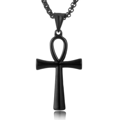 Picture of New Pendant Necklace  black Chain For Men