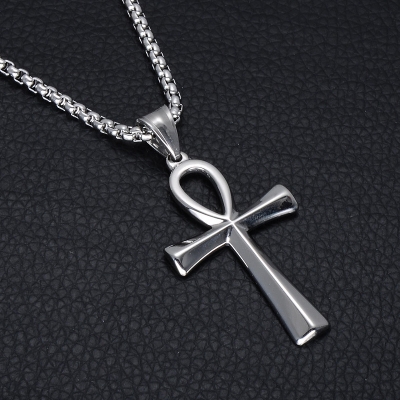 Picture of New High Quality Men Fashion Jewellery Stainless Steel silver  Chain Necklaces - Silver
