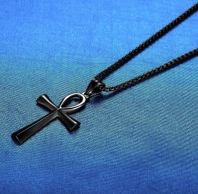 Picture of New High Quality Men Fashion Jewellery Stainless Steel Chain Necklaces - Black