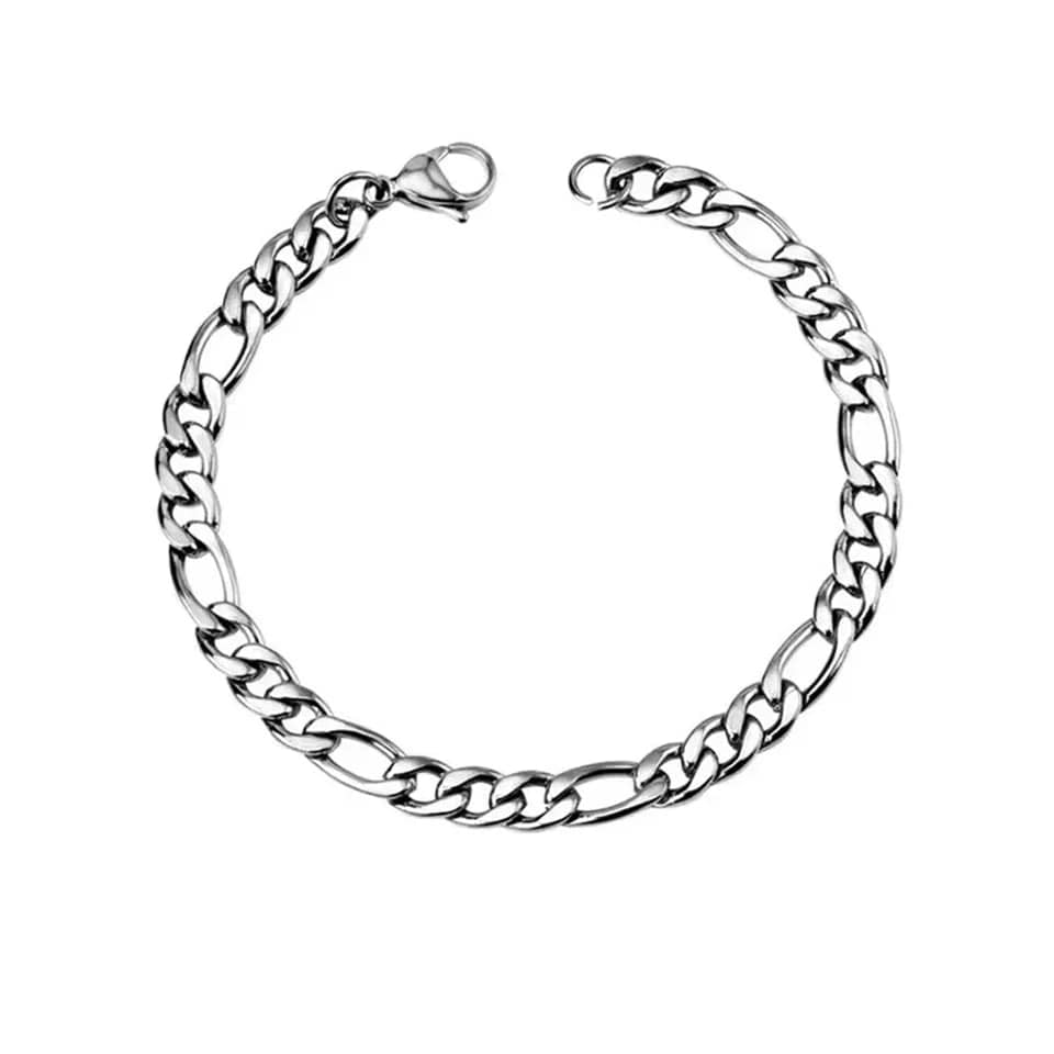 Picture of Men Stainless Steel Bracelet with  Jewelry Bracelet for Men - Silver