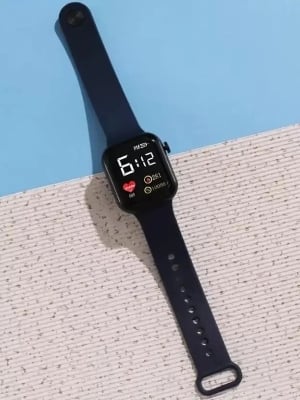Picture of New LED Digital Fashionable Silicone Band Sports Colourful Belt Watch for Men - Black