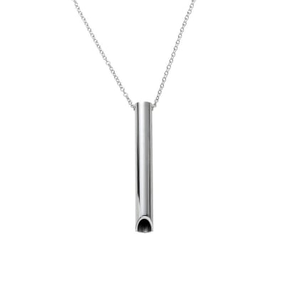 Picture of New Trendy Simple Stainless Steel Cuban Silver Chain Necklace for Men - Men's Pendant - Silver