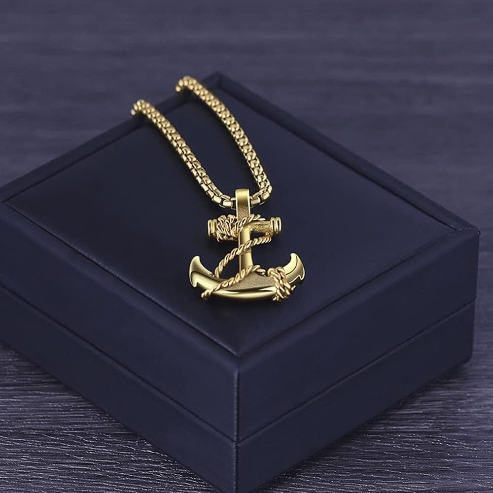 Picture of Exclusive Anchor Necklace Pendant with Chain For Men/Boys