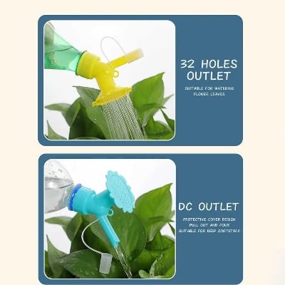 Picture of Adjustable Watering Cap Creative Gardening Flower Water Bottle Sprayer - Multicolor