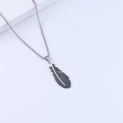 Picture of Simple Stainless Steel Chain  fashionable Gift For men - Black