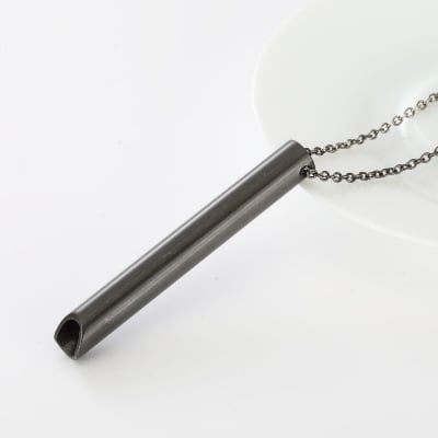 Picture of Men's Necklace Stainless Steel Cuban Link Chain - Black