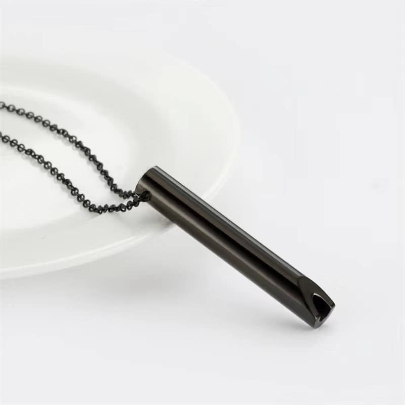 Picture of Men's Necklace Stainless Steel Cuban Link Chain - Black