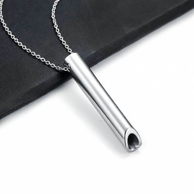 Picture of style lightning pendant necklace trendy simple personality pendant sweater chain men - Silver