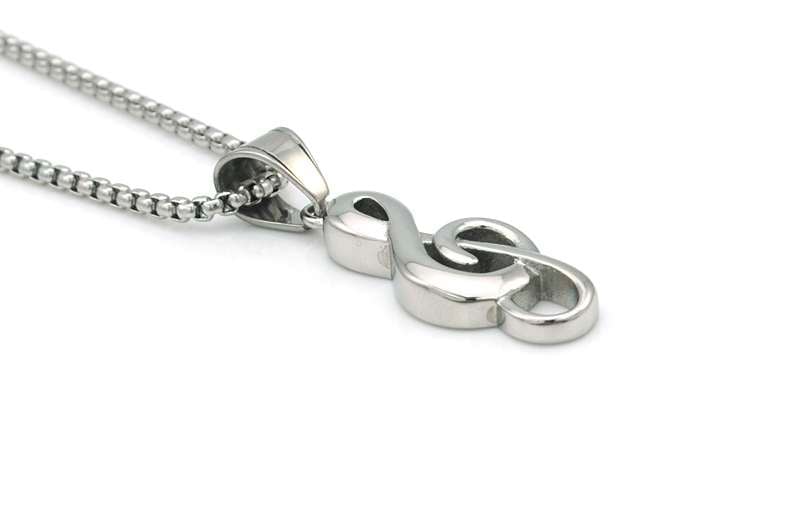 Picture of New Men Fashion Jewellery Tiktok Stylish Necklaces Chain For Men - Silver