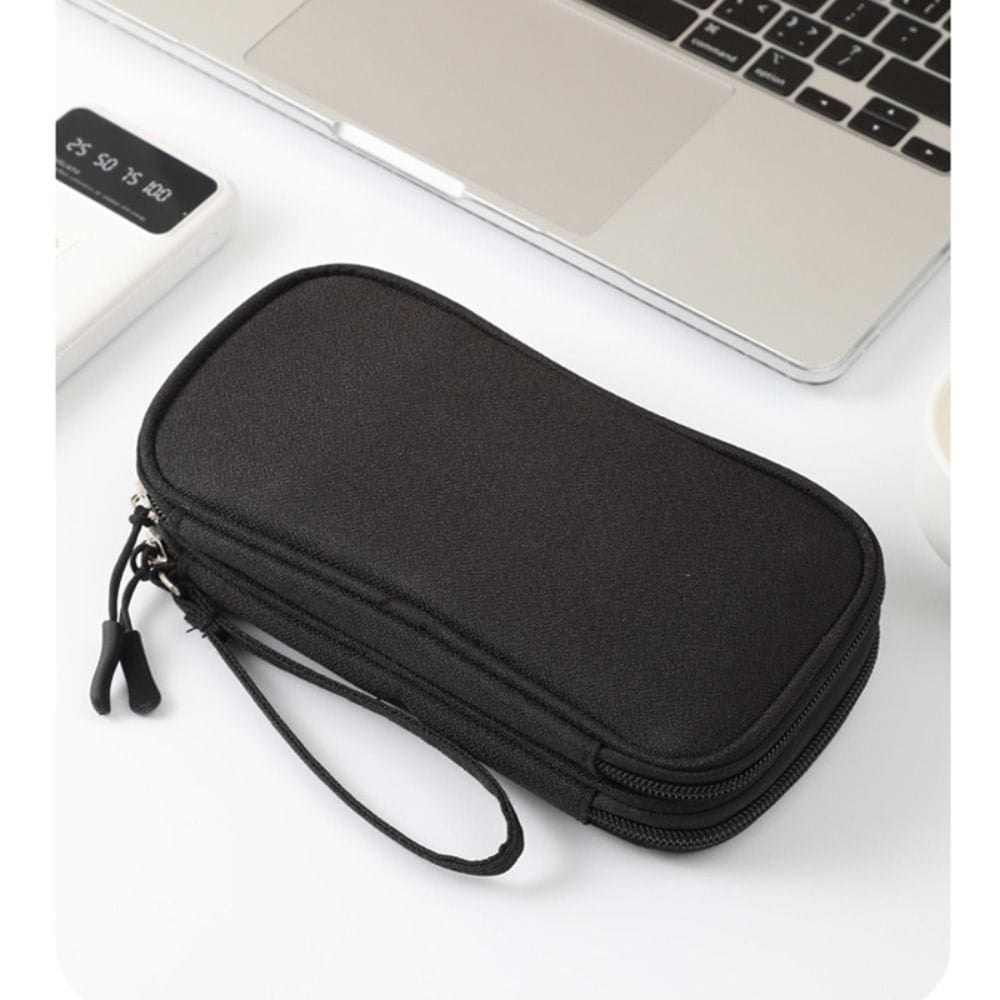 Picture of Tech Organizer Travel Case, Bevegekos Carry Tech Kit for Electronics and Accessories (Medium, Black) - Black