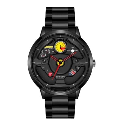 Picture of Men's Watch  Sanda model new luxury fashion stainless steel quartz movement wrist-watch - Black