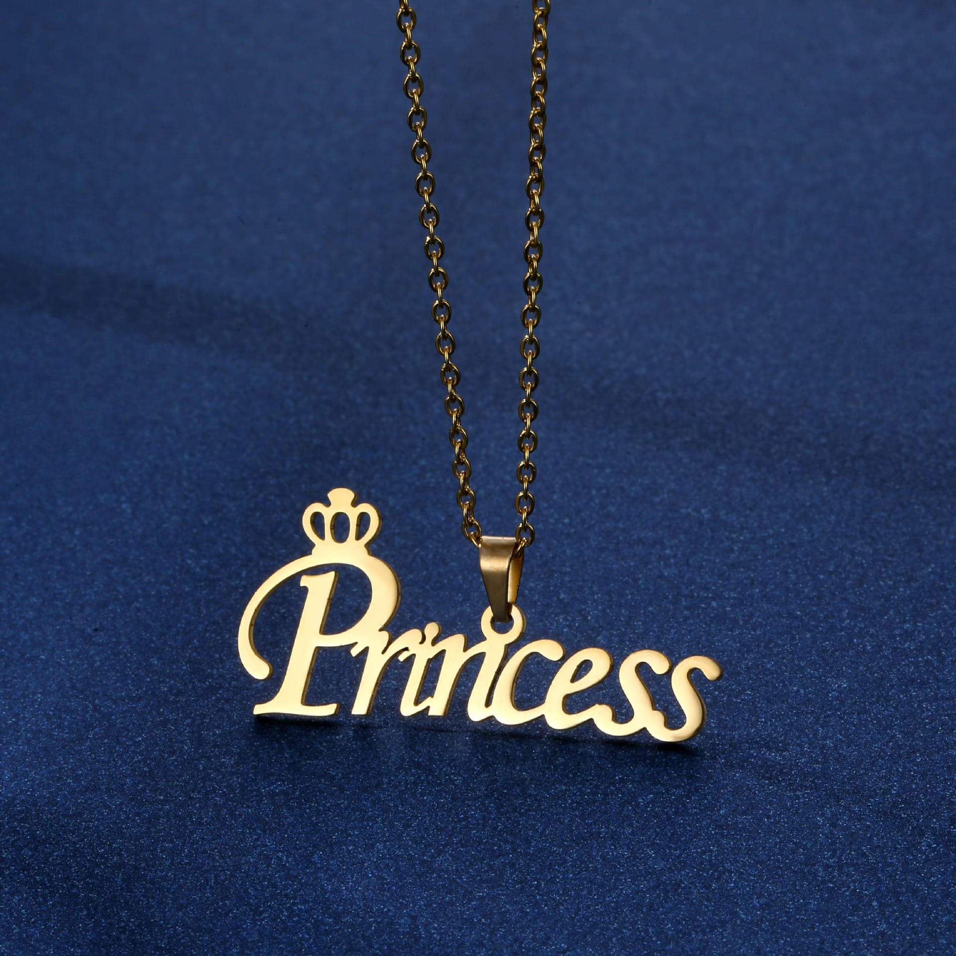 Picture of New Princess  Luxury Metal Necklace Light Princess Locket Set For Women - Gold