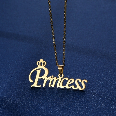 Picture of New Princess  Luxury Metal Necklace Light Princess Locket Set For Women - Gold