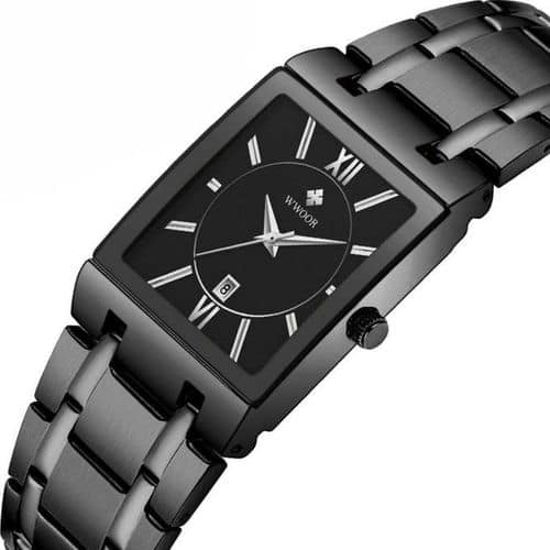 Picture of Square Quartz Watch Luxury Elegant Fashion Wristwatch Black - Black