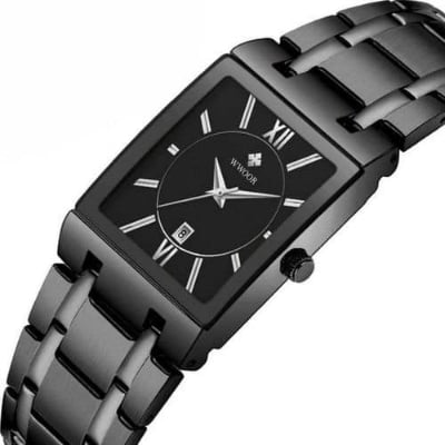 Picture of Square Quartz Watch Luxury Elegant Fashion Wristwatch Black - Black