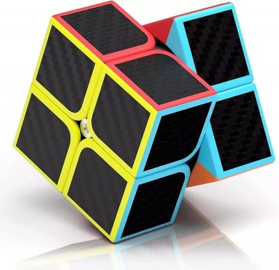 Picture of Cube Carbon Fiber Sticker Coolzon® Speed Cube Dice - Multicolor