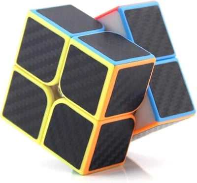 Picture of Cube Carbon Fiber Sticker Coolzon® Speed Cube Dice - Multicolor