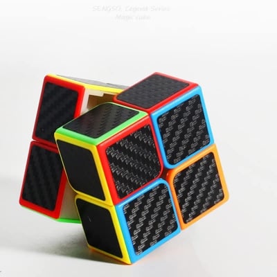 Picture of Cube Carbon Fiber Sticker Coolzon® Speed Cube Dice - Multicolor