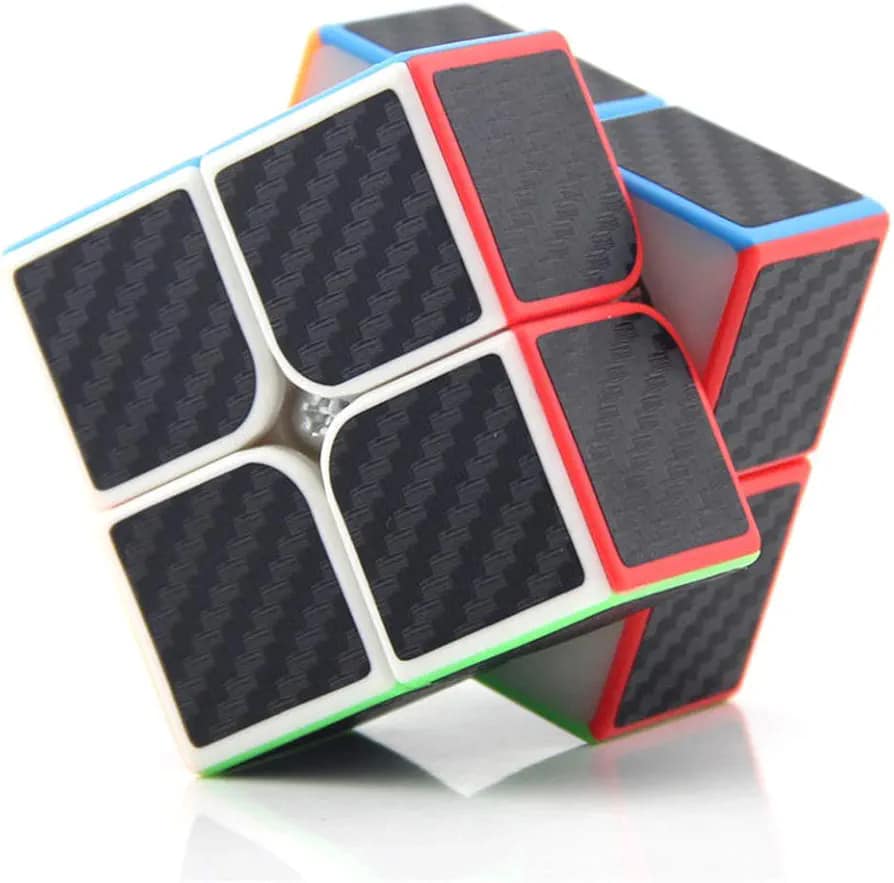 Picture of Cube Carbon Fiber Sticker Coolzon® Speed Cube Dice - Multicolor