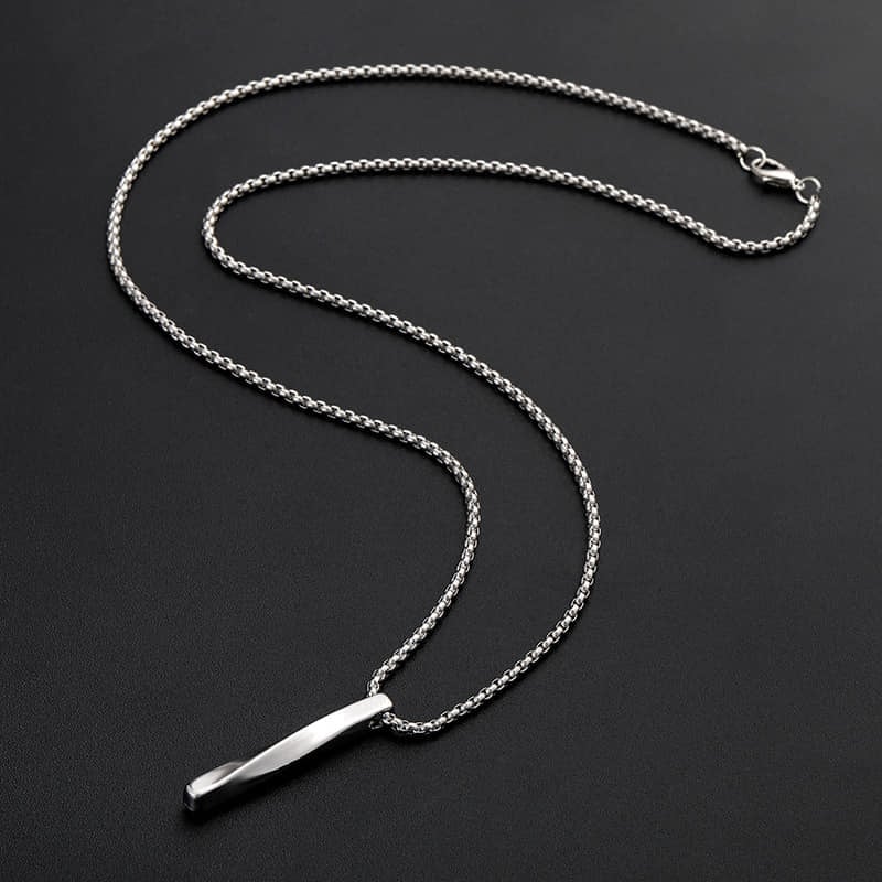 Picture of High Quality Men Fashion Jewellery Stainless Steel Round Chain Necklaces - Silver