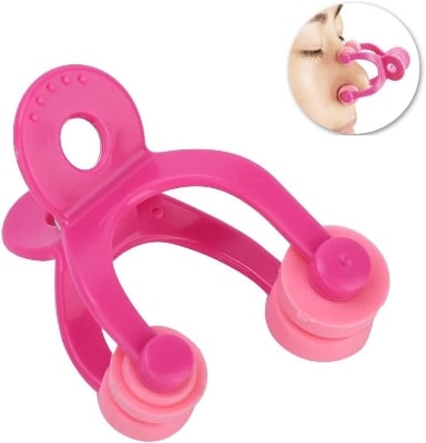 Picture of Nose Up Shaping Shaper Lifting Clip Health Massager Care Bridge Straightening Beauty Nose Shaper Beauty Care - Pink