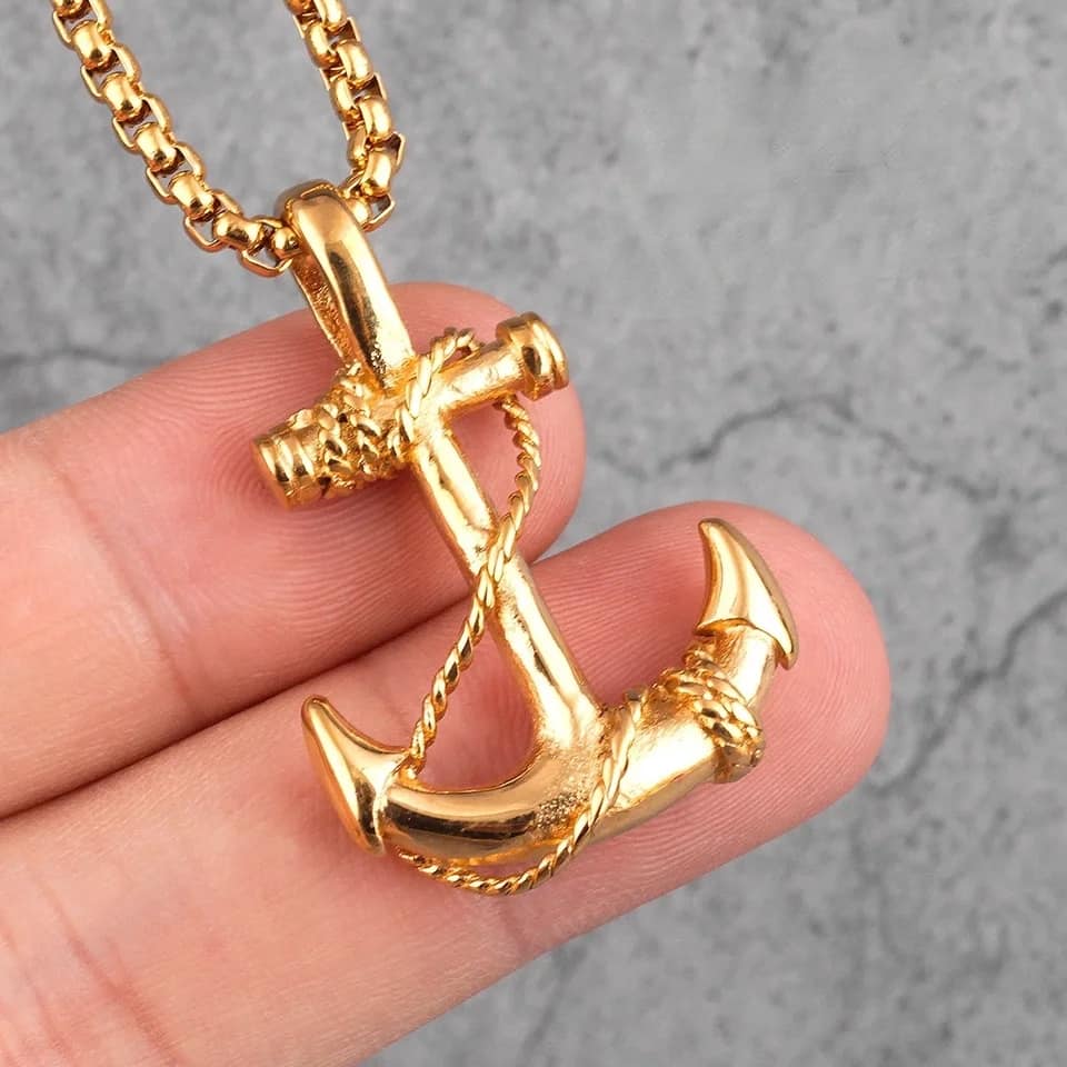 Picture of Trendy Simple Stainless Steel Chain Jewellery Gift For Men - Durabilty Assured - Well Inspired & Crafted - Gold