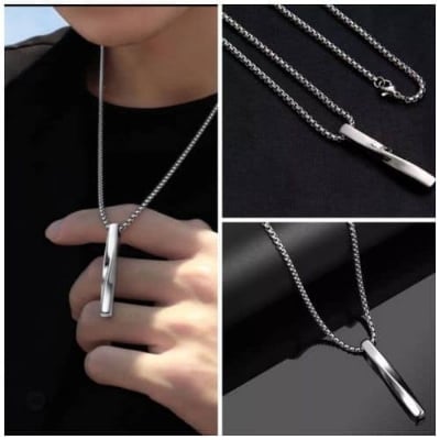 Picture of High Quality Men Fashion Jewellery Stainless Steel Round Chain Necklaces - Silver