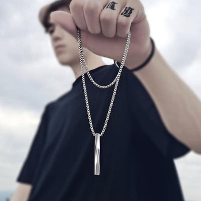 Picture of High Quality Men Fashion Jewellery Stainless Steel Round Chain Necklaces - Silver