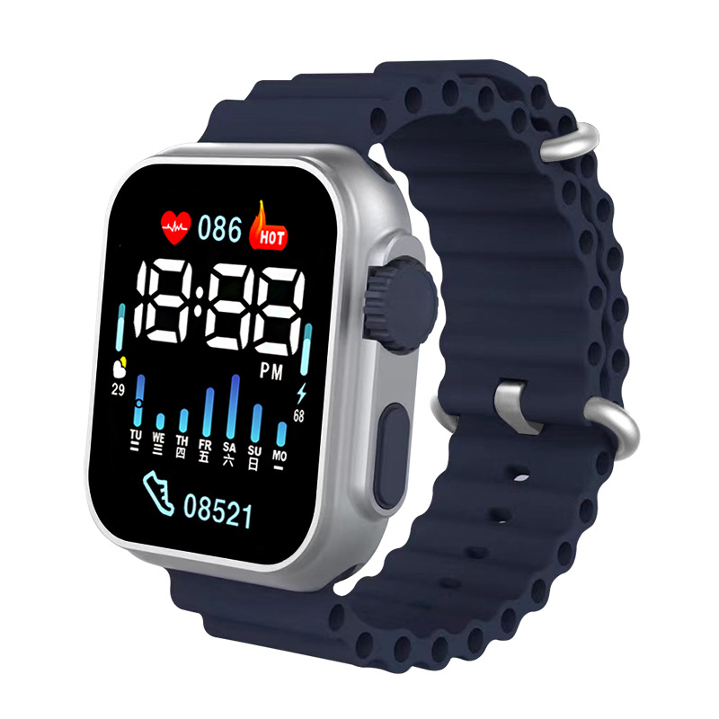 Picture of New Fashion Women's Watch for Men's Sports Simple Silicone Electronic Watch for men