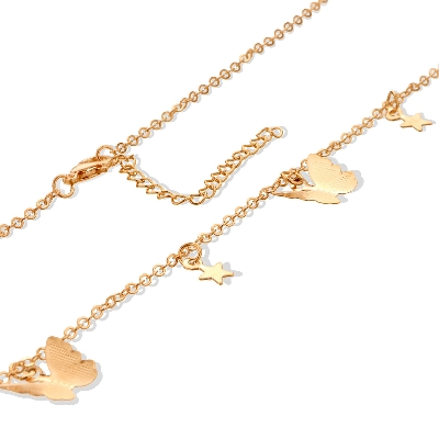 Picture of Woman Fashion Butterfly  Butterfly Necklace - Gold