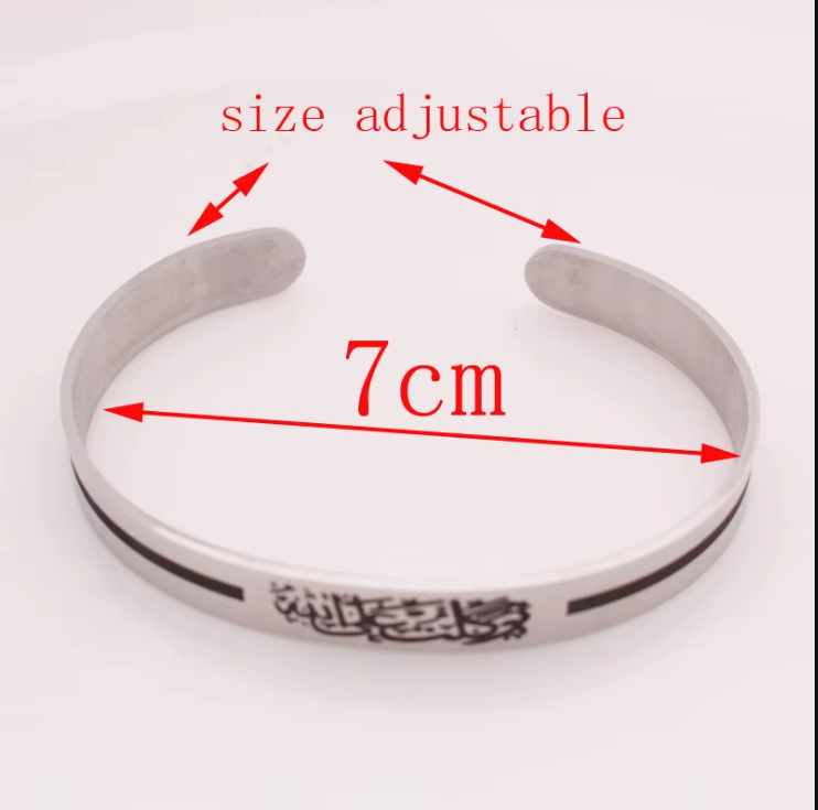 Picture of Stainless Steel Bracelet Muslim Bracelet For Women